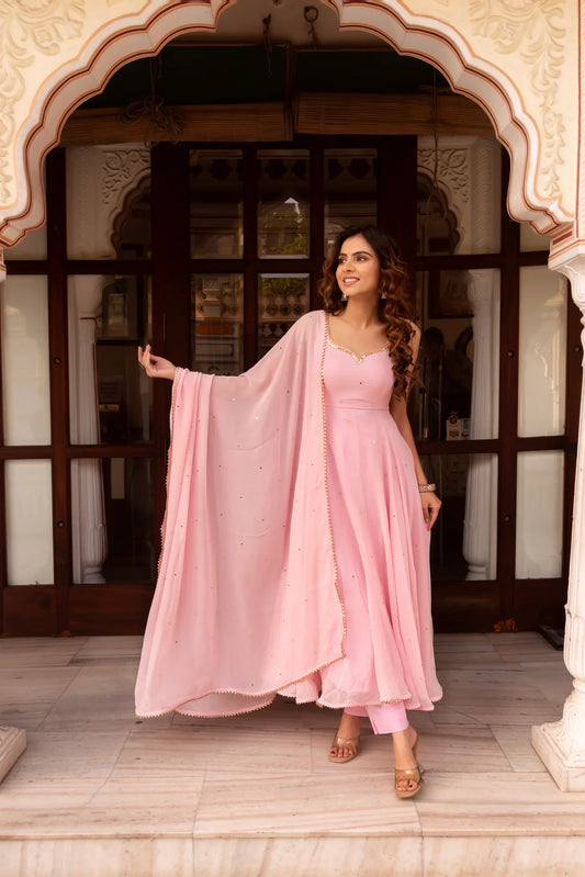 Baby Pink Suit Set