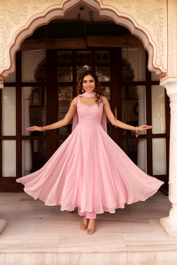 Baby Pink Suit Set