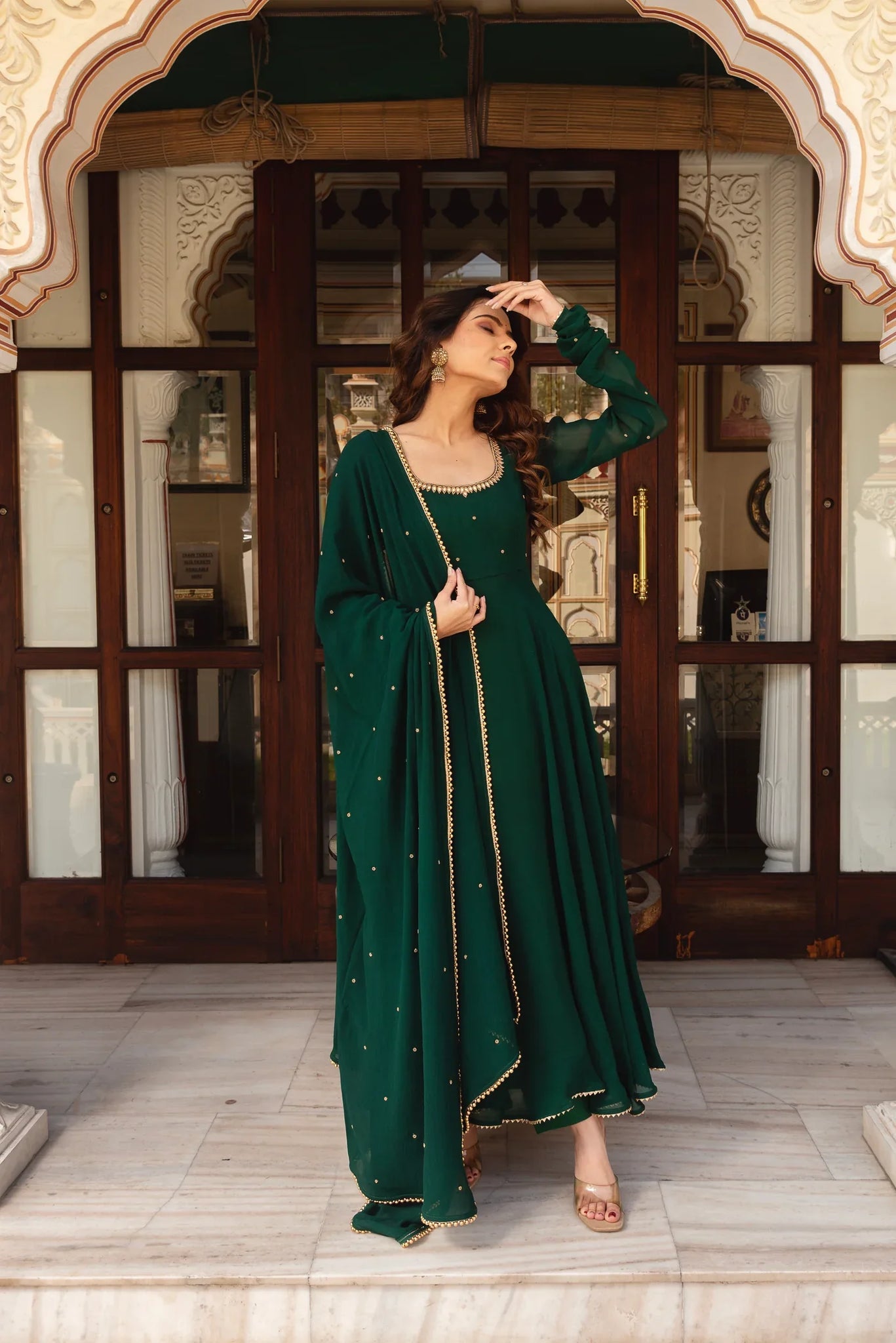 Dark Green Suit Set