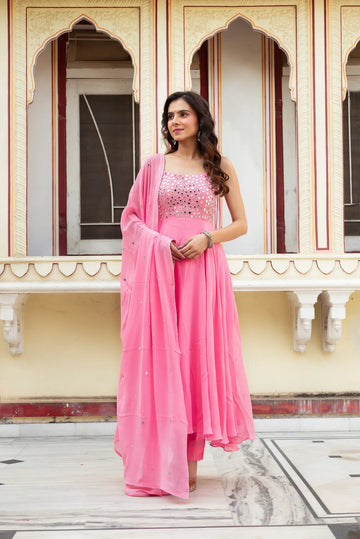Chandani Baby Pink Suit Set