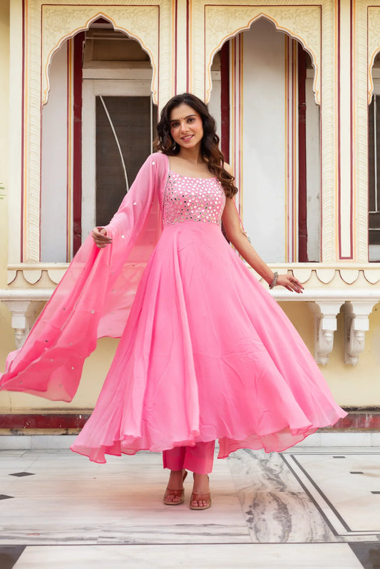 Chandani Baby Pink Suit Set
