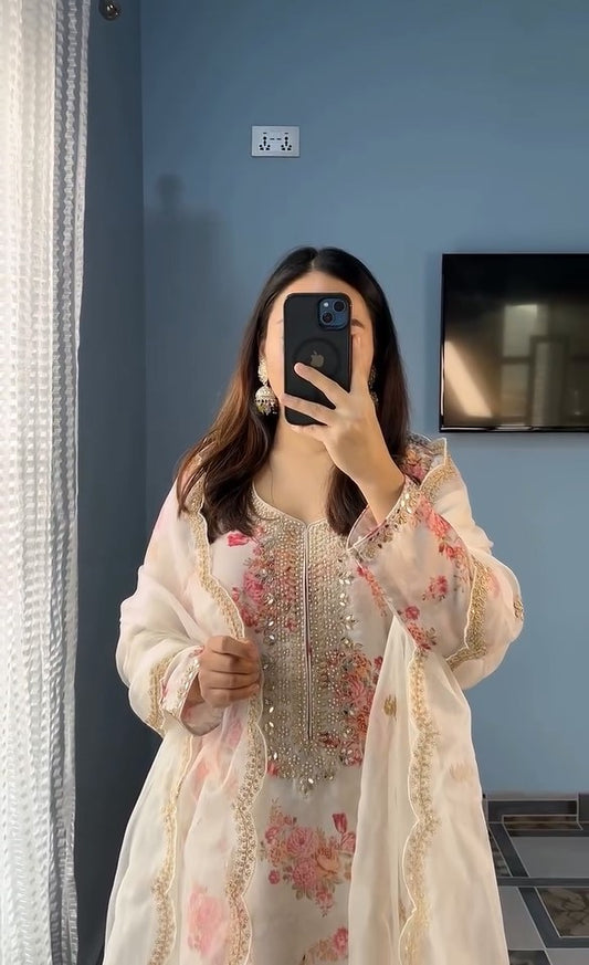 New Cream elegance Suit