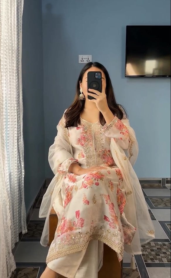 New Cream elegance Suit