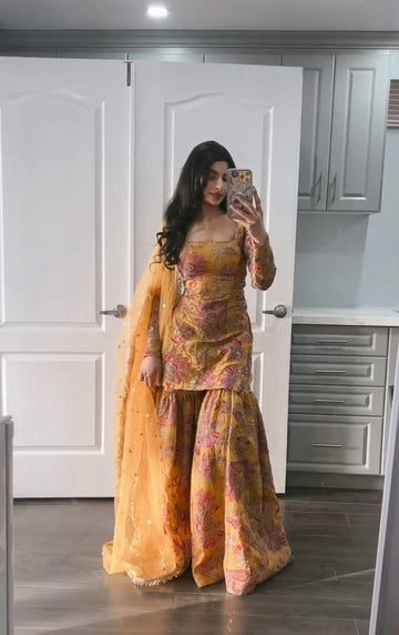 MULTICOLOR DESIGNER READYMADE SUIT
