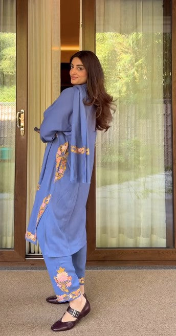 Tunic and palazzos with Dupatta Set