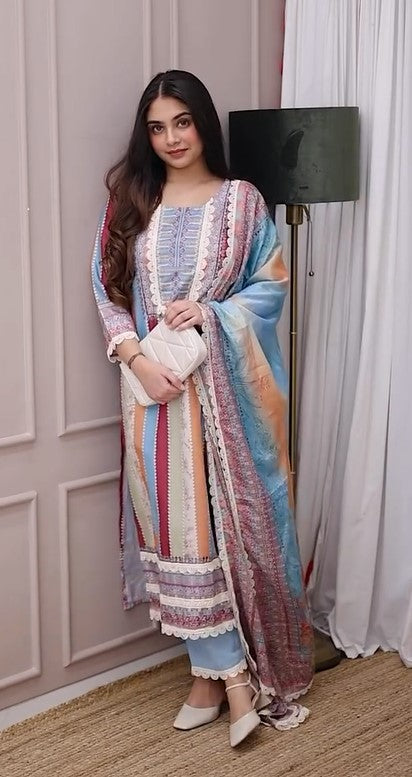 New mukaish Kurta Set
