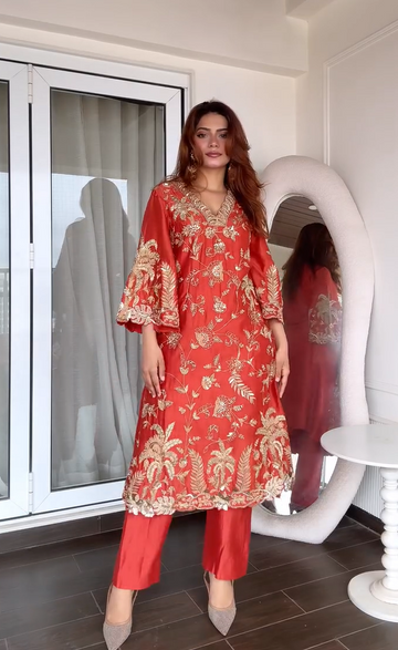 Ashi embroidered Designer Suit