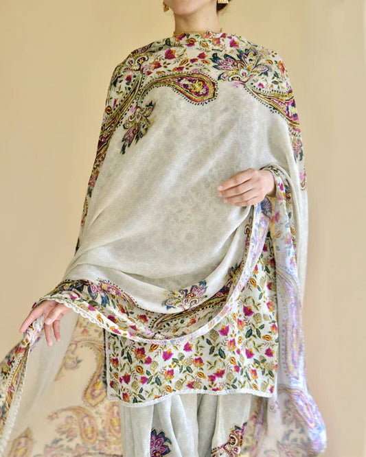 Hadiqaa Premium Organza S atin Suit